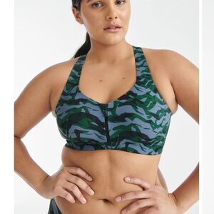 Knix Catalyst Front Zip Sports Bra Size 7+ 38E 36F 38F High Impact Full Coverage